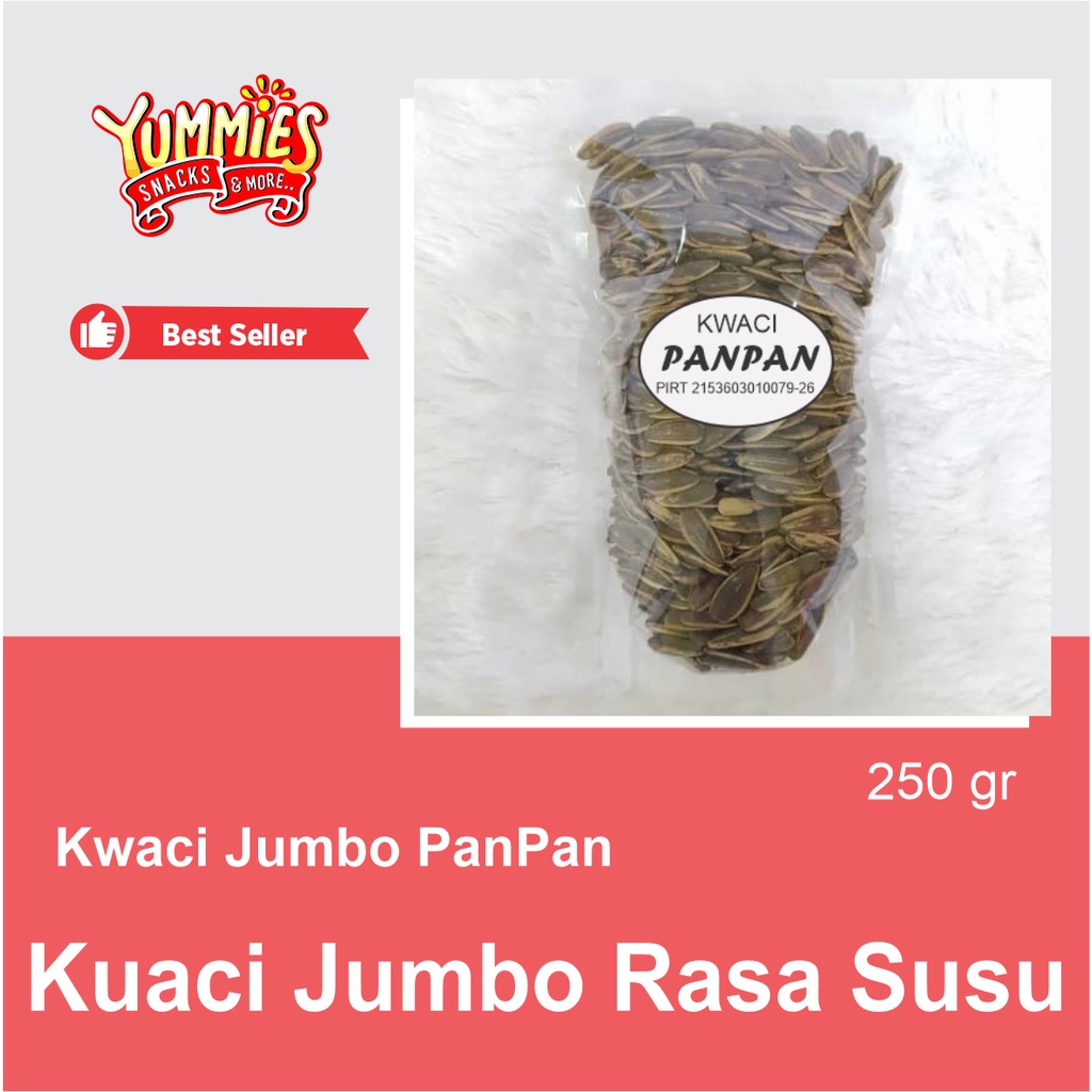 

Kuaci Kwaci Bunga Matahari Jumbo Super Rasa Susu Asin / Sunflower Seeds 250 Gram like rebo / fuzo