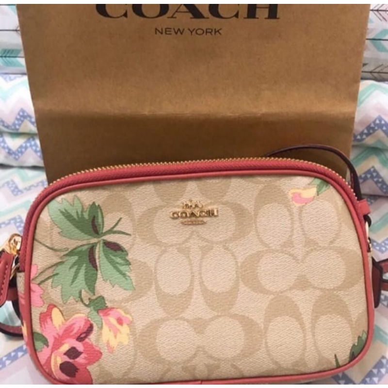 Preloved Coach Cross Body Pink Bag