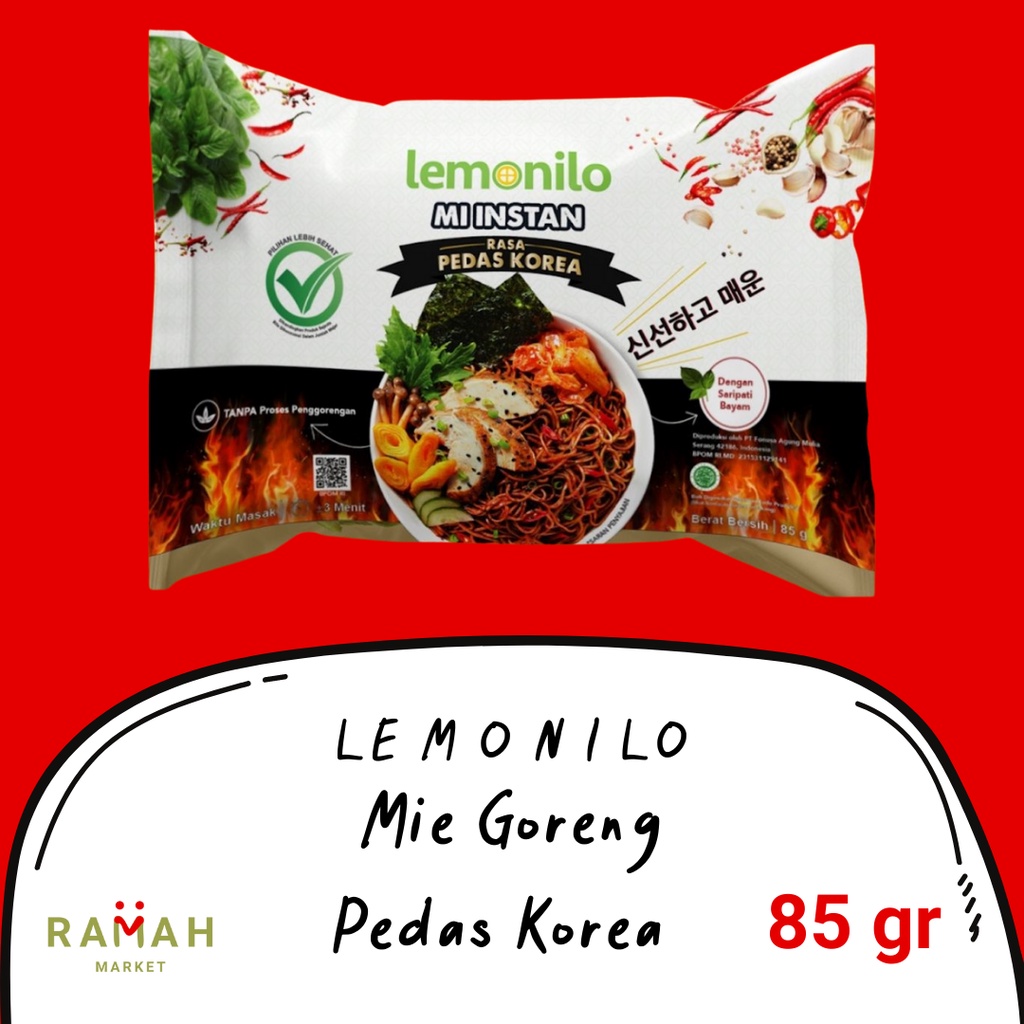 

Lemonilo Rasa Mie Pedas Korea 85gr