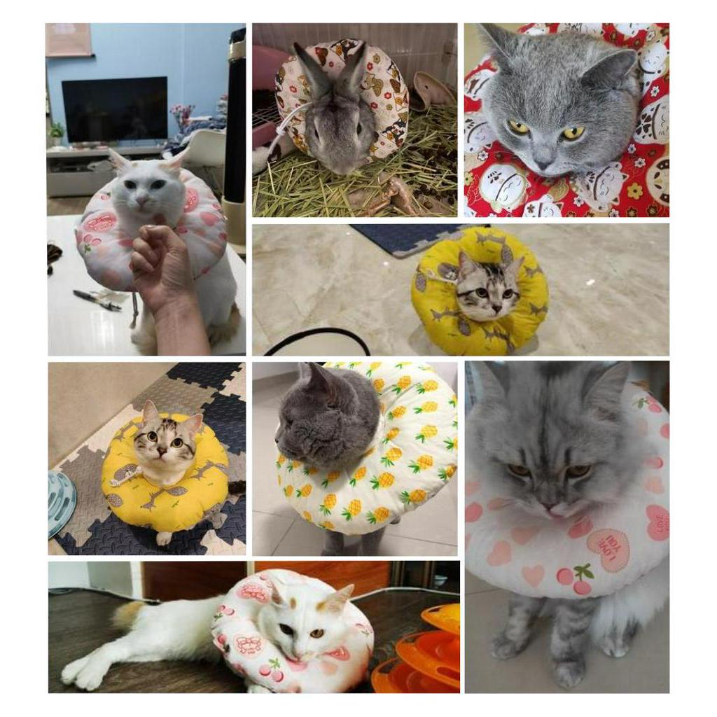 ★〓YUFeiPet〓★ Pet Collar Soft Sponge Anti-licking and Anti-biting Ring Cat Dog Clean Beauty Protective Headgear