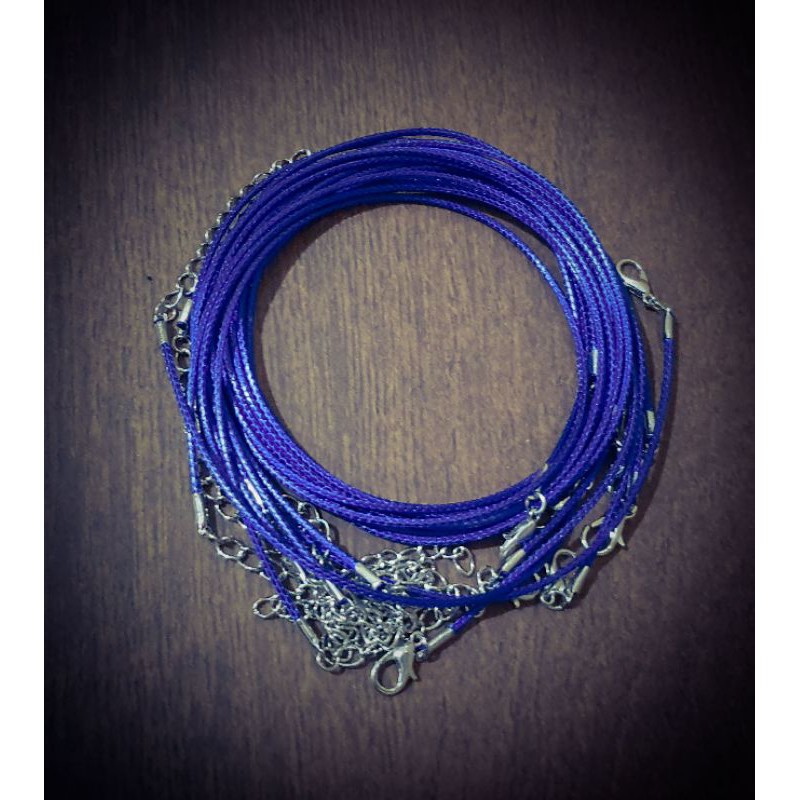 KALUNG CHOKER KOREA TALI KULIT LEMBUT WARNA WARNI