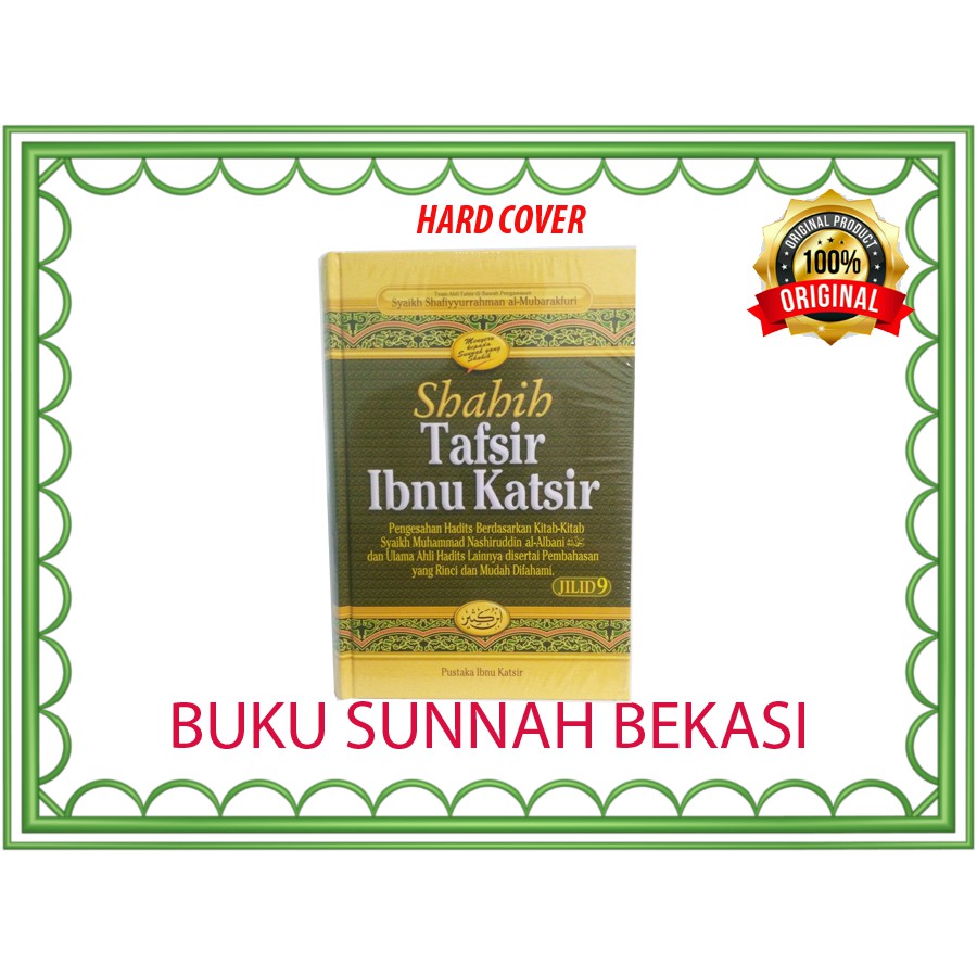 (Jilid 9) Shahih Tafsir Ibnu Katsir | Pustaka Ibnu Katsir