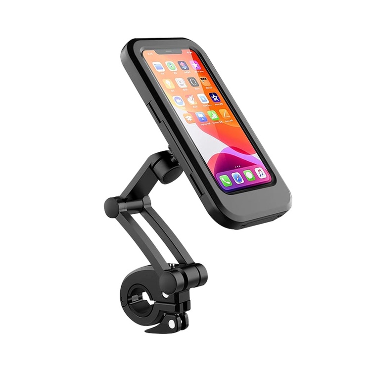 Motorcyle Phone Holder Waterproof / Bicycle Mobile Phone Holder