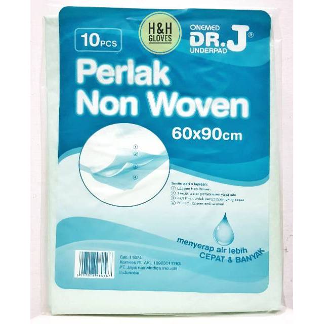 Perlak Non Woven / Underpad Dr J / Upad / Underpad