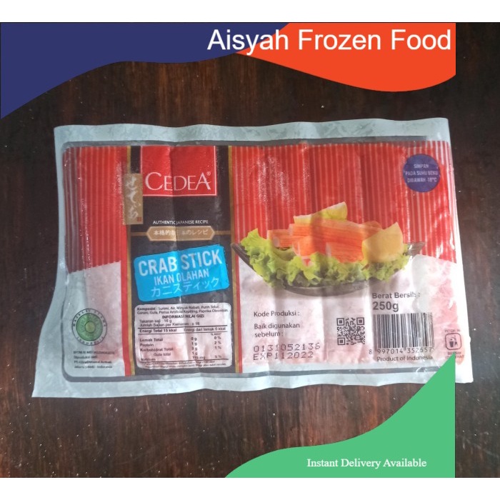 

Cedea Crab Stick Olahan 250 gr