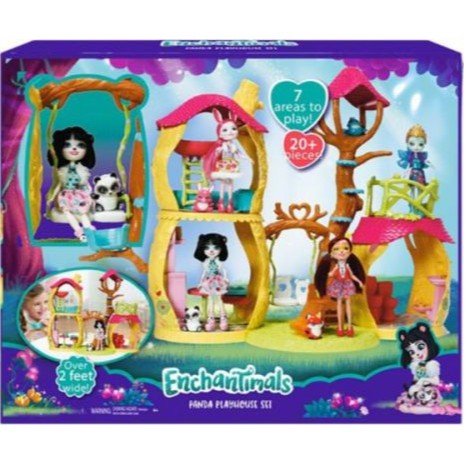 enchantimals playhouse panda set