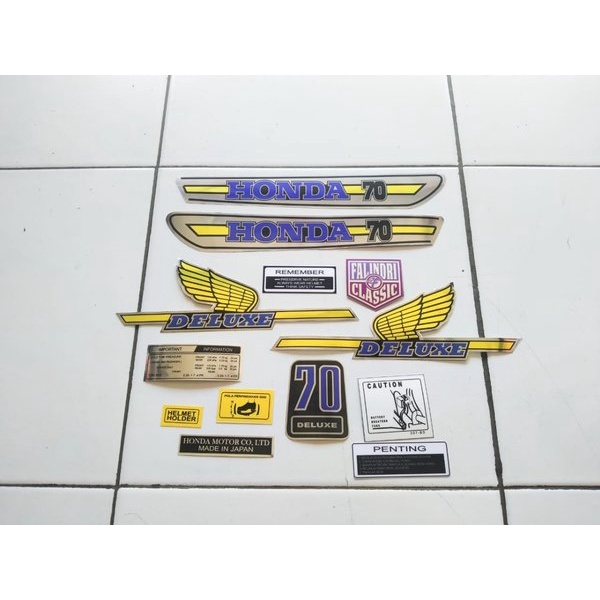 striping honda c70 polet honda c70 sticker honda c70 Berkualitas