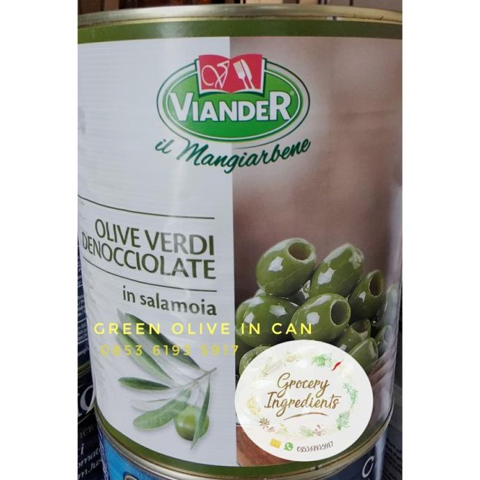 

Green Olive Pitted 3,1Kg / Olive Verdi Denocciolate