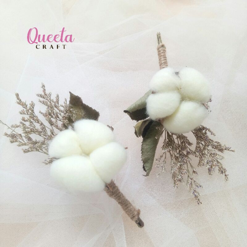 Boutonniere Rustic/rustic corsage jas/pin jas pria