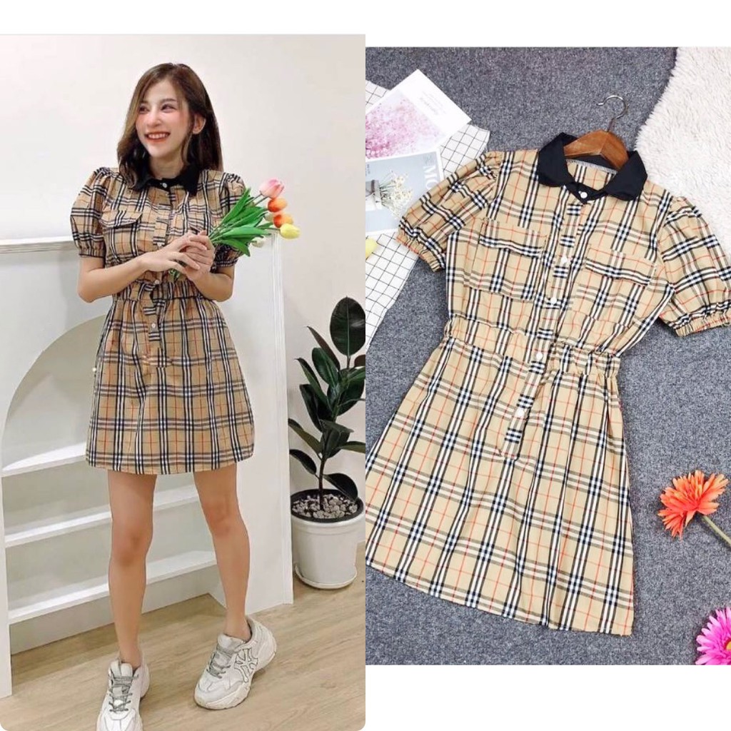 GH - LONDON DRESS BURBERRY / DRESS TERBARU WANITA / DRESS WANITA KEKINIAN TERBARU / DRESS IMPORT