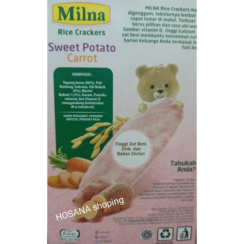 Milna Rice Crackers 20gr