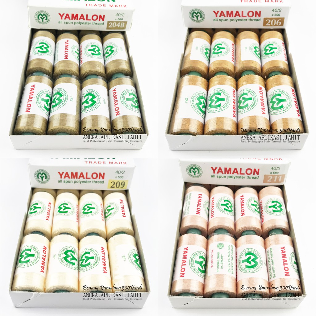 [2/7] 1 LUSIN BENANG JAHIT YAMALON (7 LUSIN = 1 KILO)