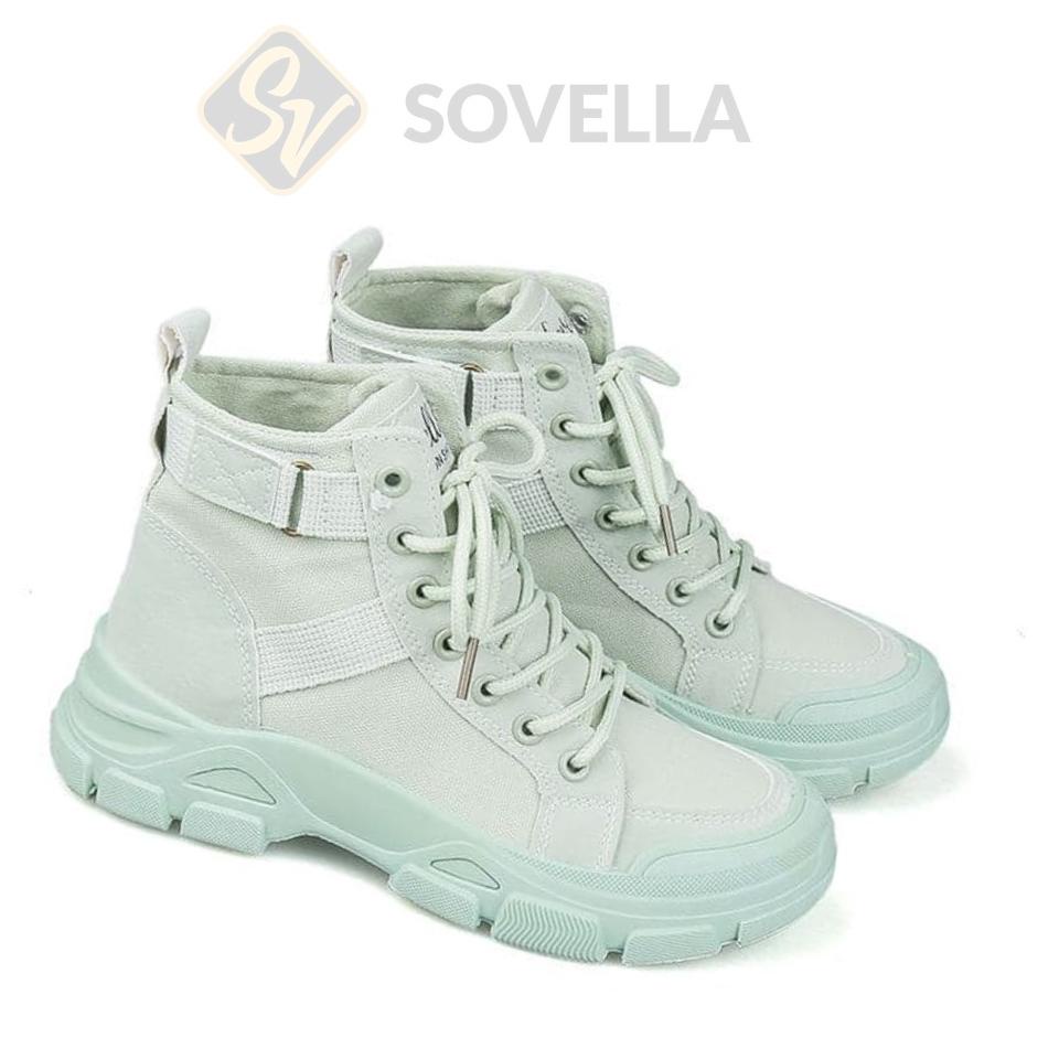 Paling Disukai.. SOVELLA Lizza Sneakers Sepatu Wanita Tali Import Sport