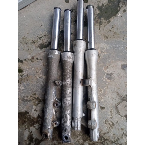 shock depan satria 2tak hiu lumba original cabutan