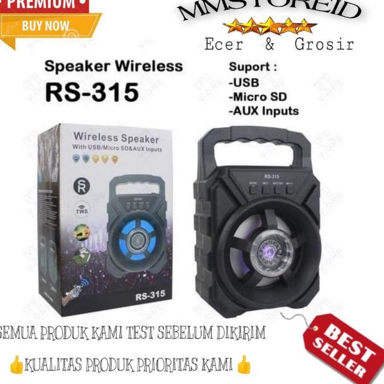 Hot Sell.. MM - SPEAKER BLUETOOTH J RS 312 HIGH QUALITY / SPEAKER AKTIF SALON MINI J RS 317 RS 315 R