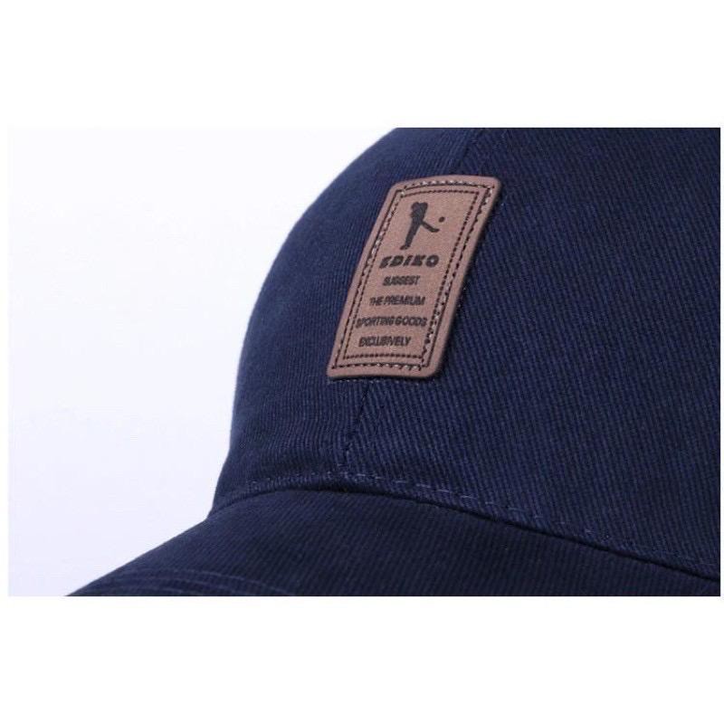 Topi baseball ediko bahan rafel premium pengait cakop besi pria wanita-Ediko navy