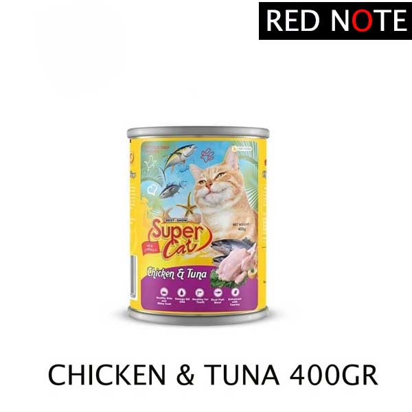 SUPER CAT Chicken Tuna 400gr