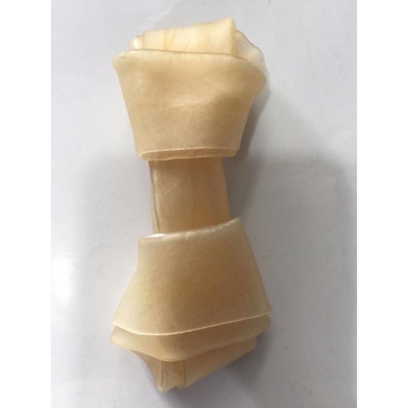 Tulang knotted bone 3&quot;Natural and white jual per pcs tulang anjing 3&quot;