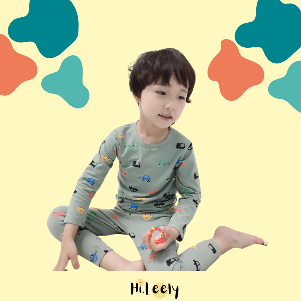 PIYAMA IMPORT ANAK BAHAN KATUN ADEM NYAMAN 100% MOTIF MOBIL