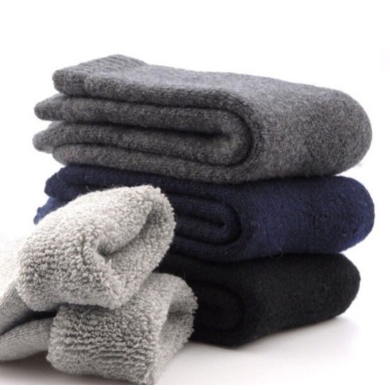 Kaos Kaki Musim Dingin Pria / Wanita Wool Bulu Domba Import Tebal Hangat / Winter Thermal Socks