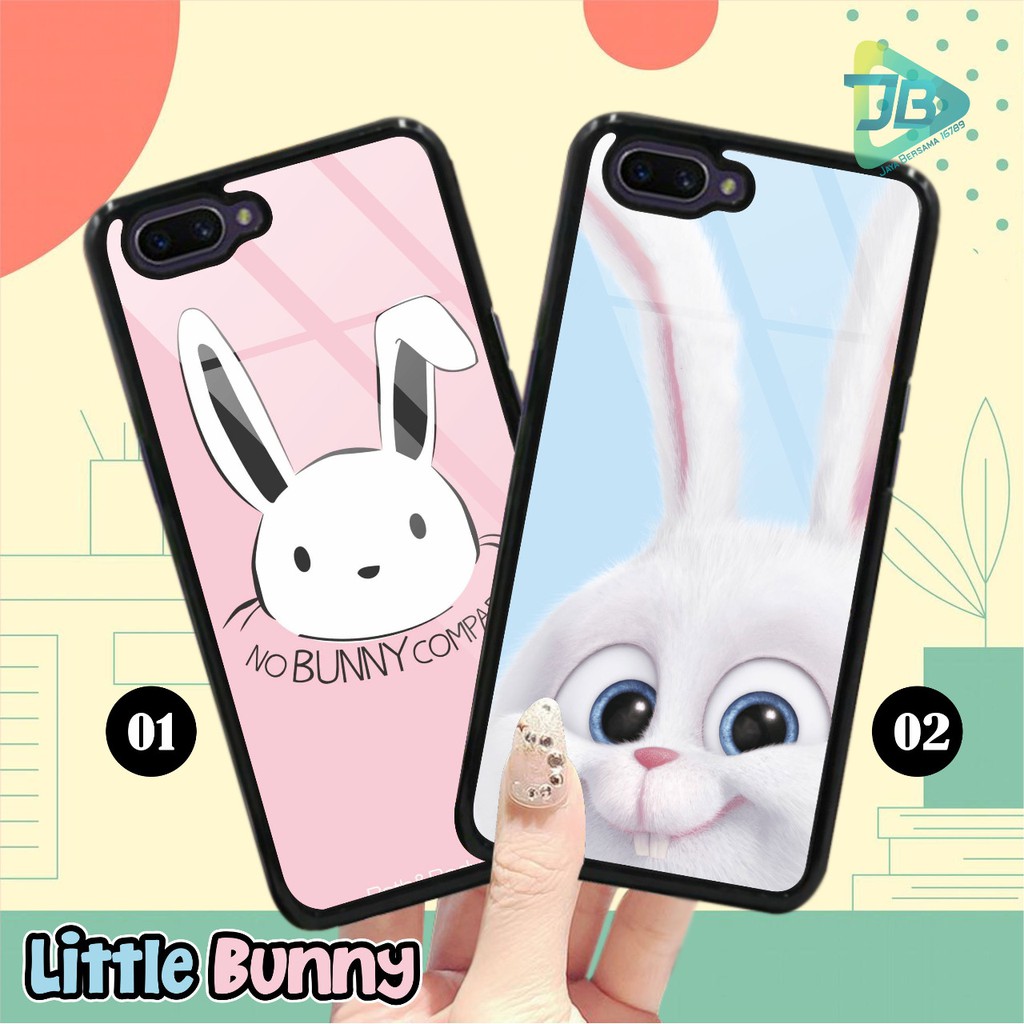 HARDCASE 2D GLOSSY LITTLE BUNNY OPPO VIVO XIAOMI SAMSUNG REALME IPHONE ALL TYPE JB4678