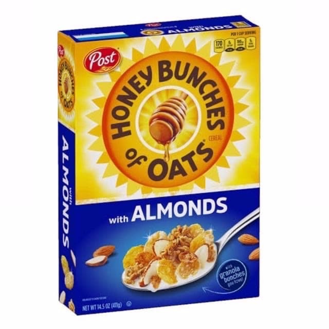 

Post Honey Bunches of Oats - sereal sarapan impor usa - Almonds