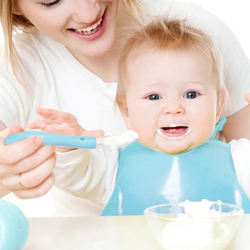 Sendok Makan Bayi Silikon/Sendok makan bayi/Sendok silikon bayi/Sendok Bayi Silikon L64