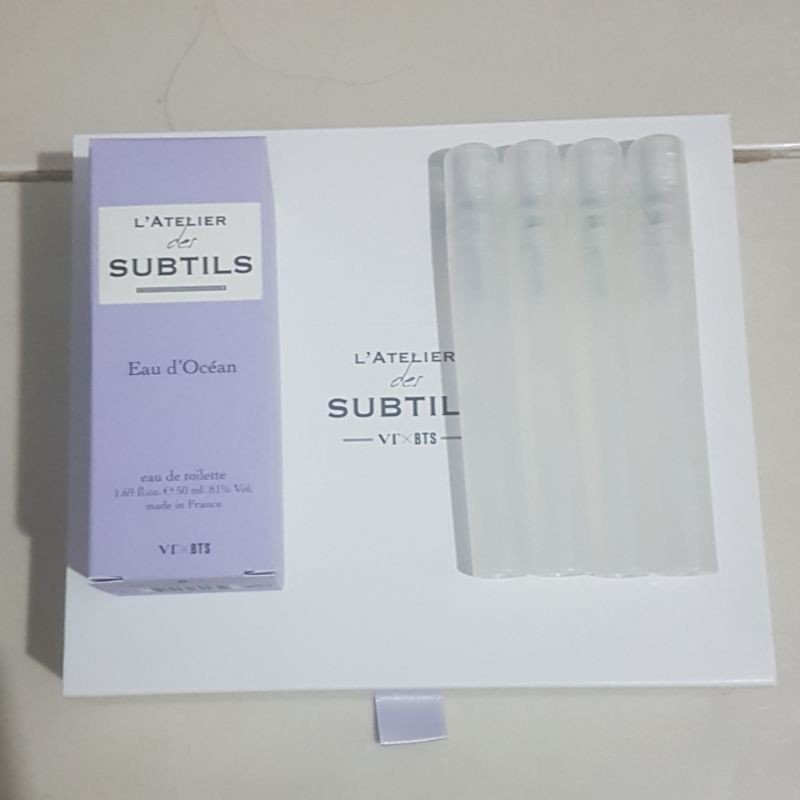 [SHARING] parfum 10 ml VT Cosmetics x BTS L'atelier des Subtils Perfume OCEAN JK