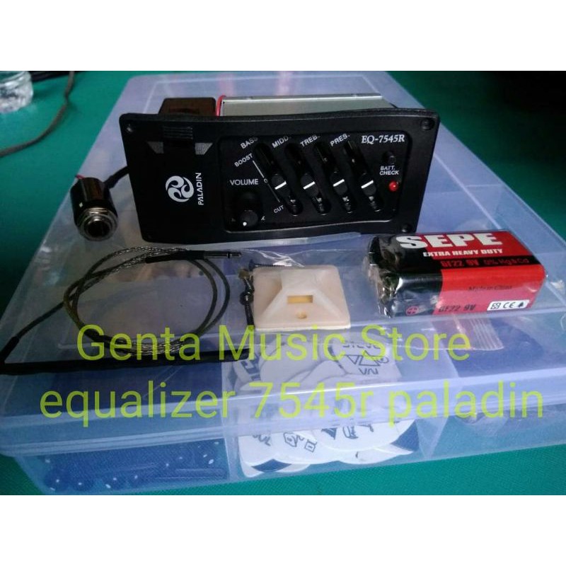 Termurah - Equalizer 7545 7545 R Preamp Gitar Akustik 7545