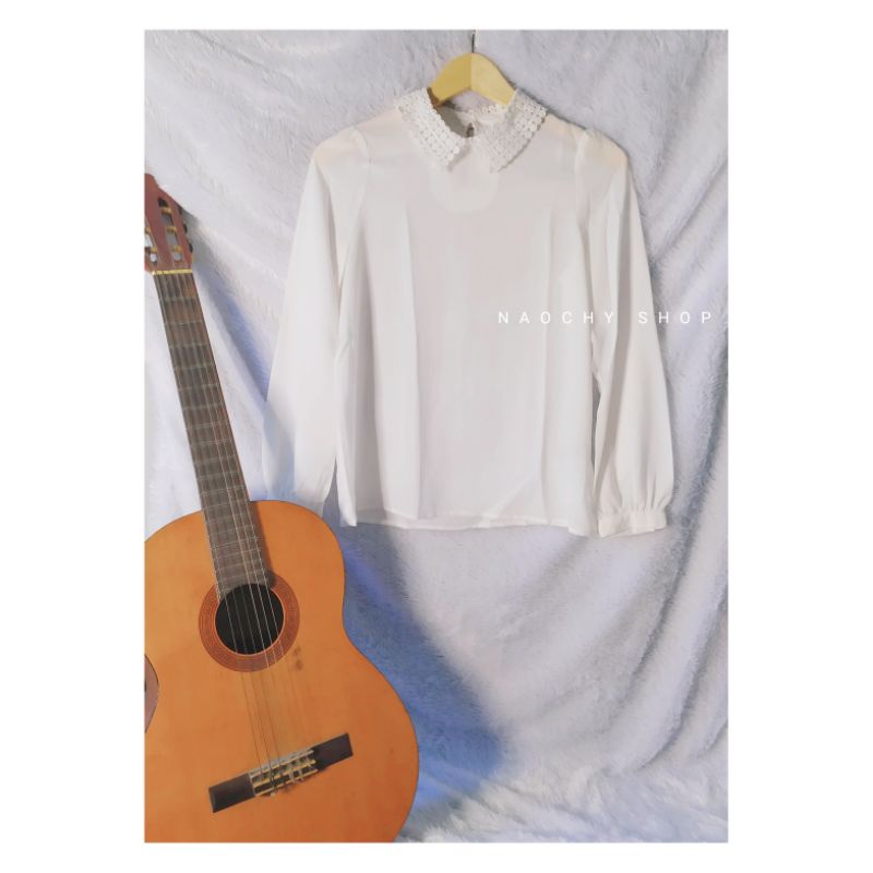 CECIL MCBEE white basic blouse