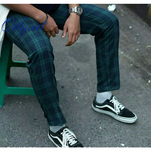 CELANA CHINO TARTAN PRIA ANKLE PANTS MOTIF KOTAK KOTAK WANITA PANJANG COWOK SALUR MODEL SLIMFIT KUALITAS PREMIUM DISTRO CASUAL