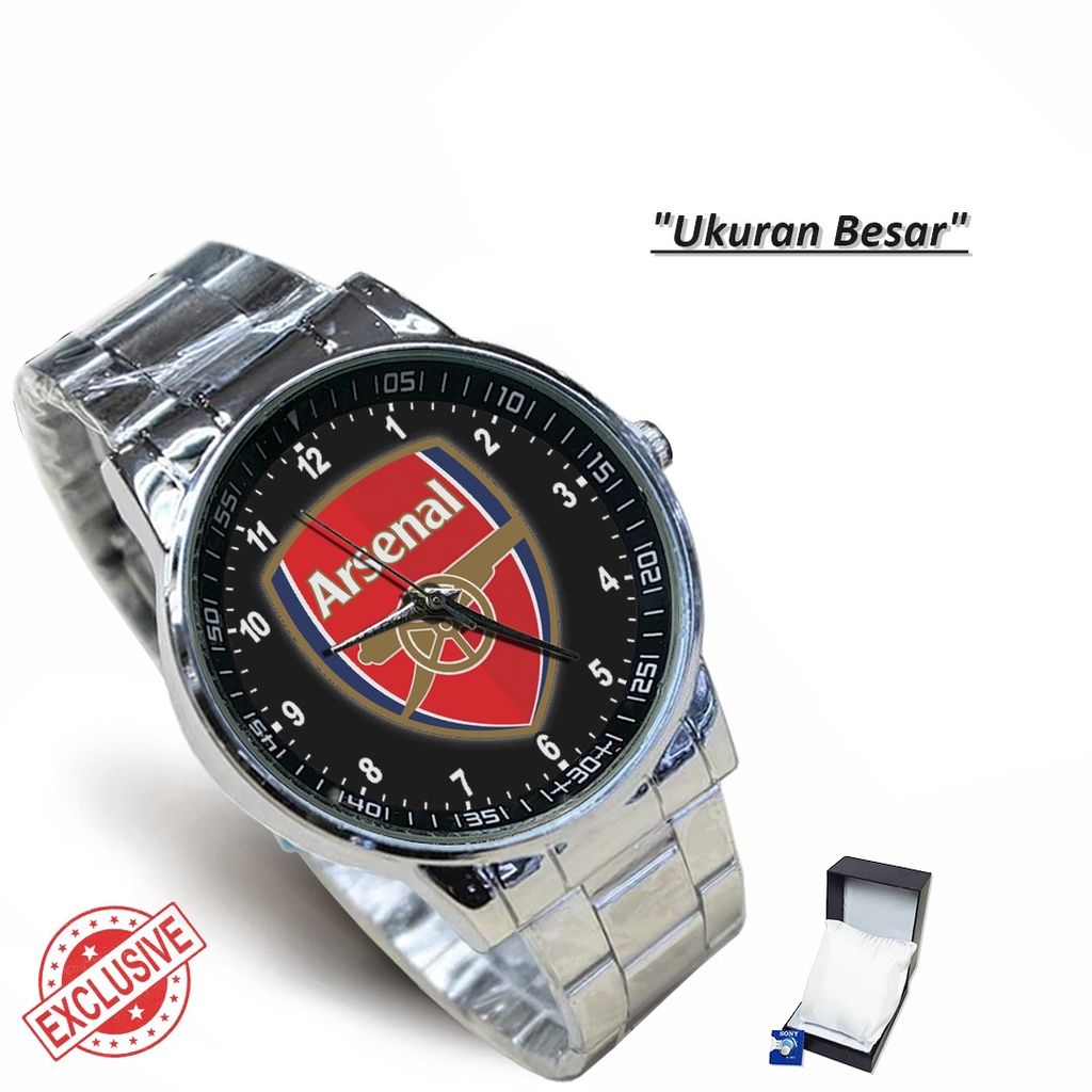 Jam Tangan Rantai Couple ARSENAL - 1 (Special)