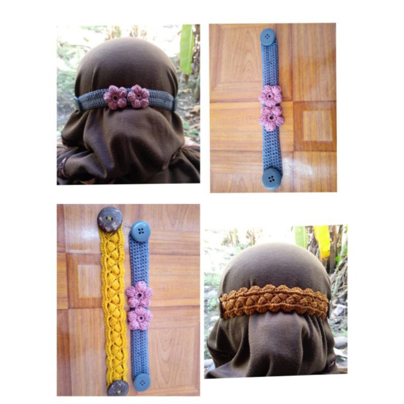 konektor rajut masker hijab | penyambung Tali masker hijab