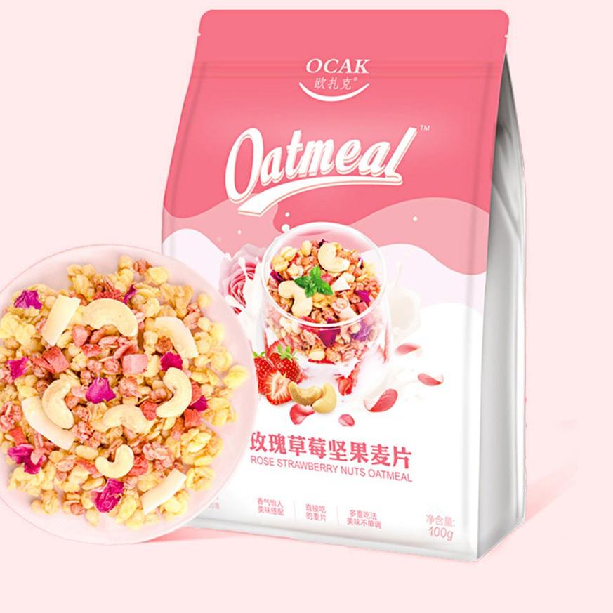 

DFE✡ Yogurt fruit cereal oatmeal /Ocak Oatmeal / sereal / sereal buah sehat TOP PRODUK