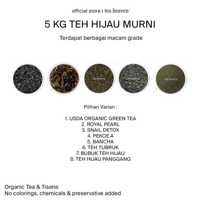 

[COD] Teh Hijau Kiloan GROSIR Grade A Hotel Restoran Cafe Green Tea [COD]