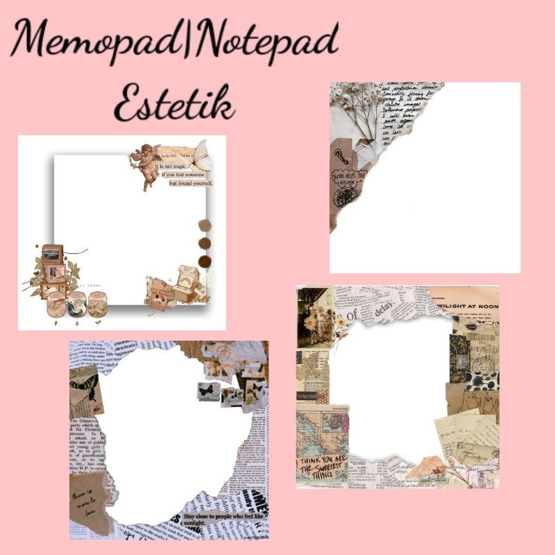 

memopad|notepad vintage Estetik 6 cm