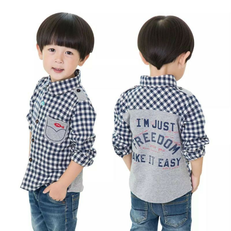 Baju Kemeja Anak Laki-Laki usia 3-10 Thn/ Kemeja Anak/Fashion Anak Laki-Laki