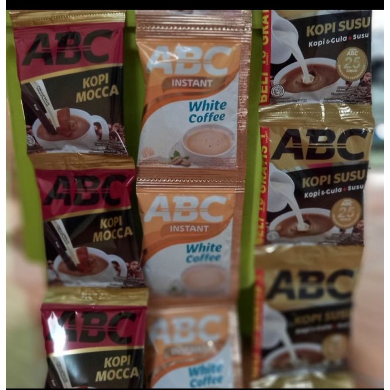 

ABC Susu 30gr, ABC White Coffe 27gr RENTENG