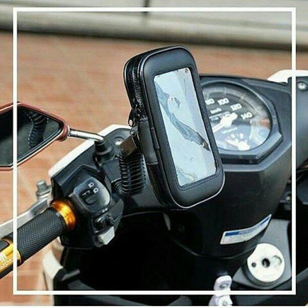 Holder Motor Spion Anti Air Waterproof Handphone Universal