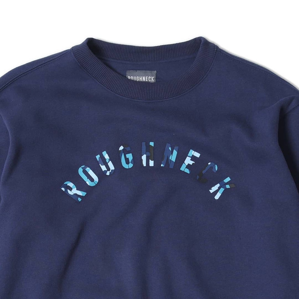 Roughneck SS101 White Sig Sea Camouflage Crewneck-sweatshirt roughneck-crewneck roughneck-NAVY SEA CAMOUFLAGE