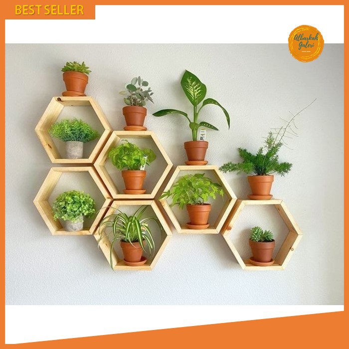 Hexagonal Dekorasi Rumah Kayu Jati Belanda