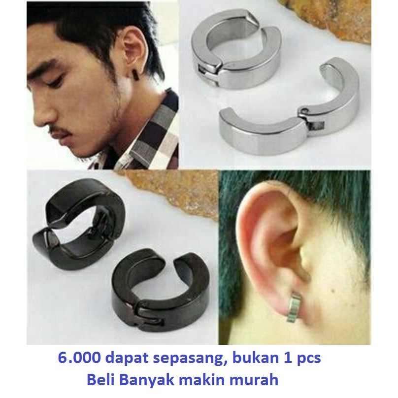 Anting Jepit / Anting Pria