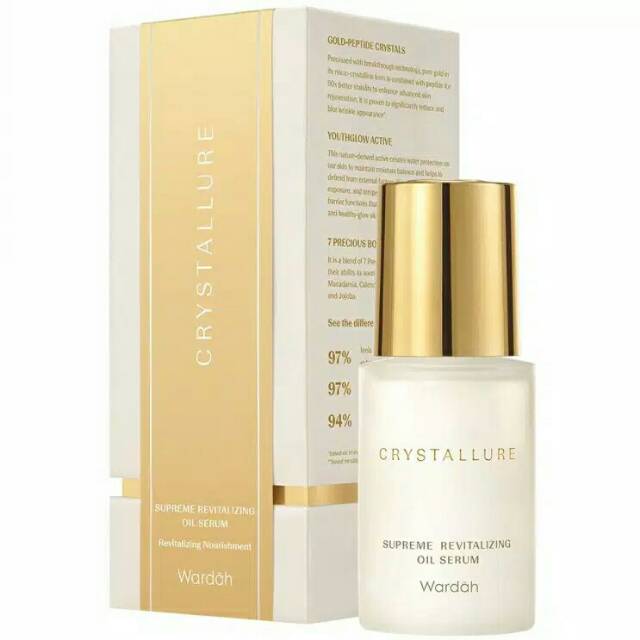 ☃Cutezz_Ching1☃Wardah Crystallure Supreme Revitalizing Oil Serum 30ml