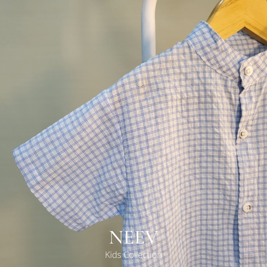 RHENNAY TOP - baju kemeja anak laki laki kotak kotak baju lebaran anak laki laki