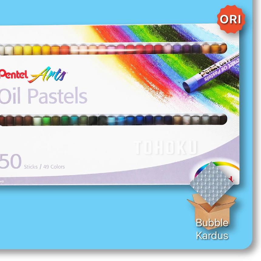 

BAYAR DITEMPAT✔️Crayon Pentel Oil Pastel Premium 50 Warna|SQ9