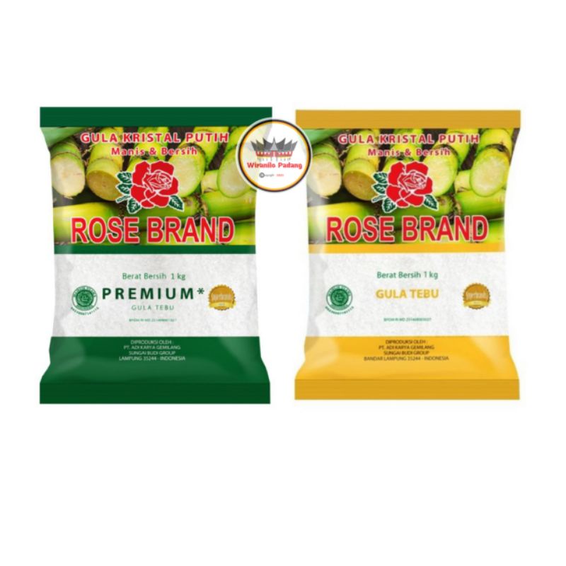 

Gula Pasir Rose Brand 1 Kg - Wiranilo Padang