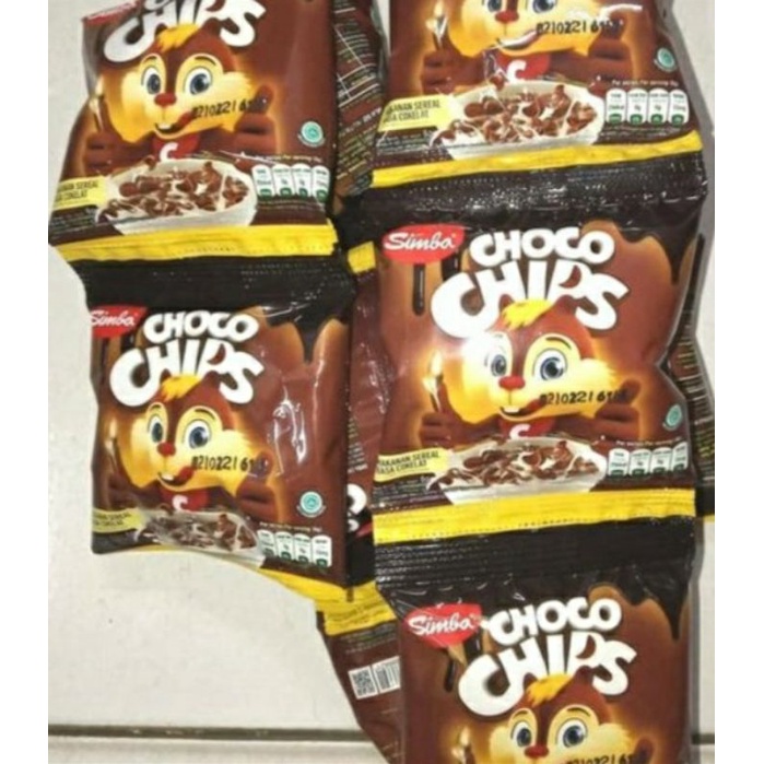 

simba choco chips renceng rasa coklat enak,,isi 10 pcs ~6 gram