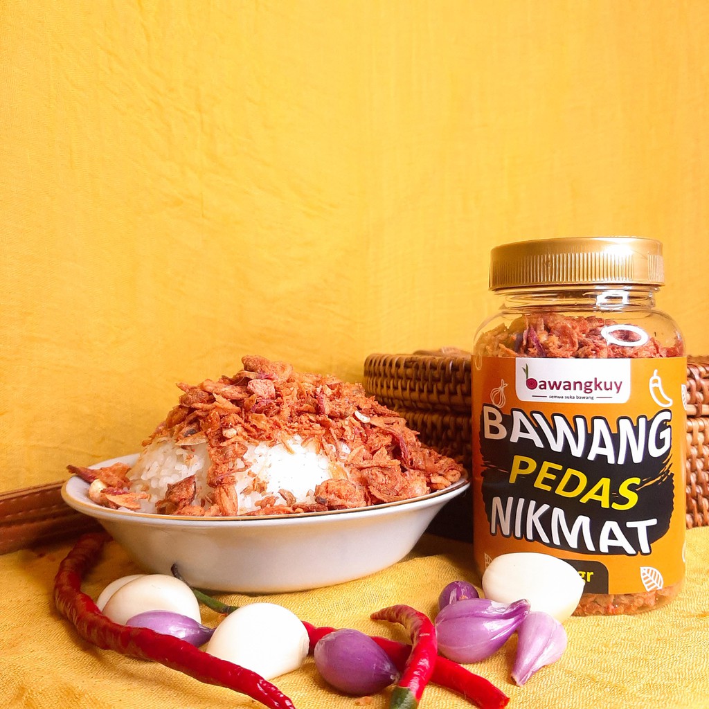 

Bawang Goreng Rasa Bawang Pedas Nikmat Bawangkuy Premium! Gratis Ongkir