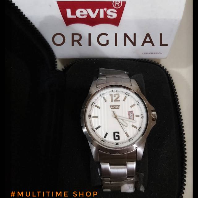 Jam Tangan Pria Rantai Levis LTK 2206 Silver Original / LEVIS LTK 2206 Original Harga Termurah
