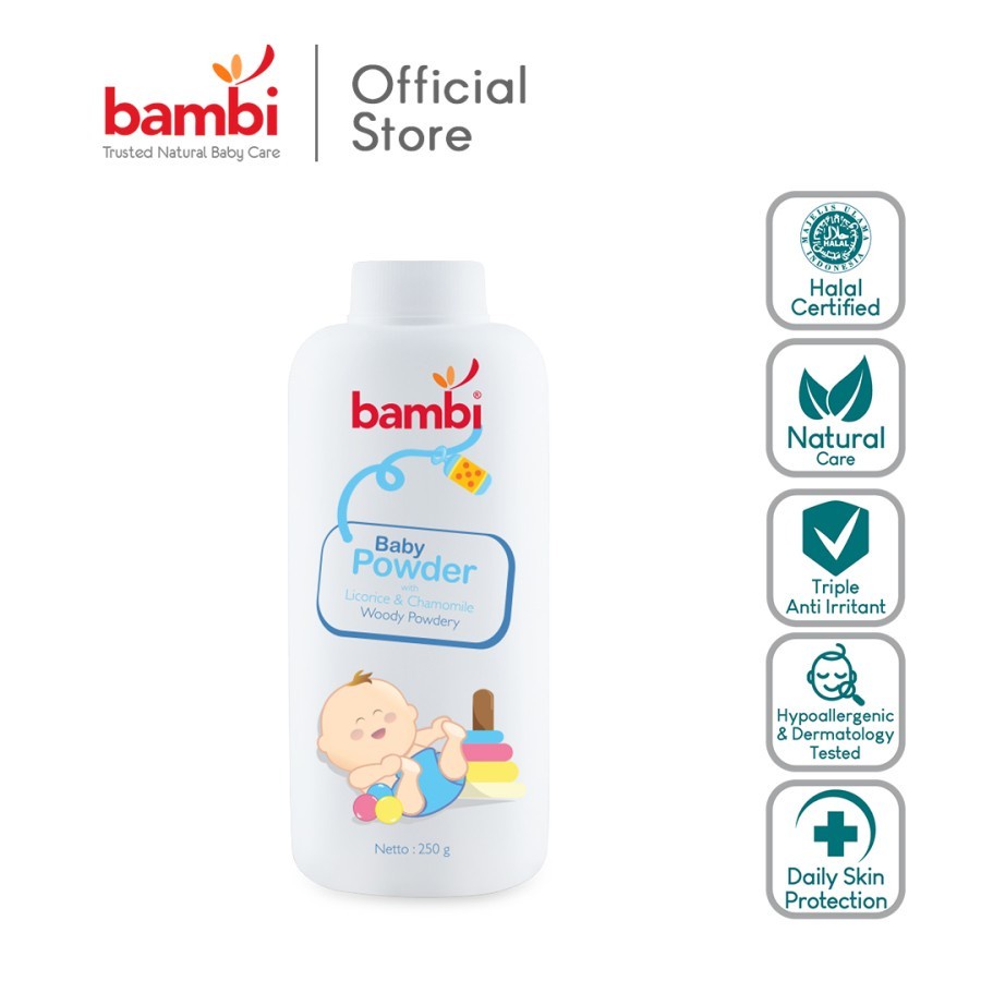 BAMBI BABY POWDER NEW DESIGN / 250G